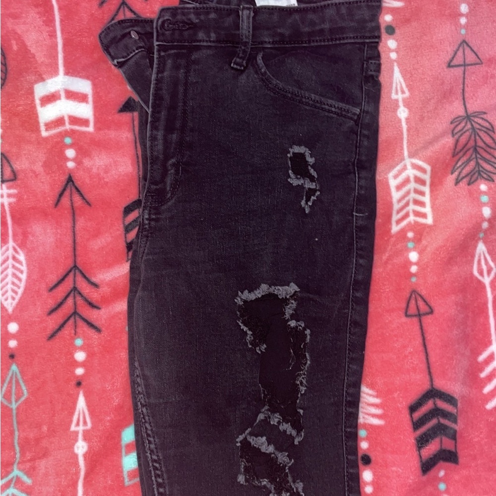 Brand-Hollister,Size-11R,Color-Black/Ripped